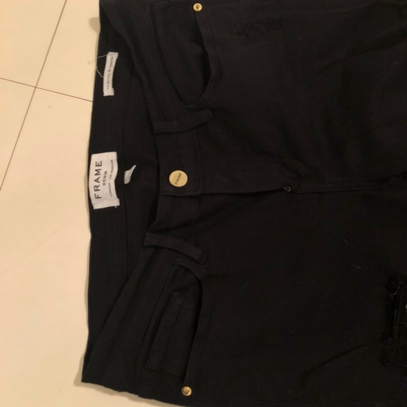 FRAME Jeans Le Skinny de Jeanne Ripped Aritzia 29 - Picture 5 of 6